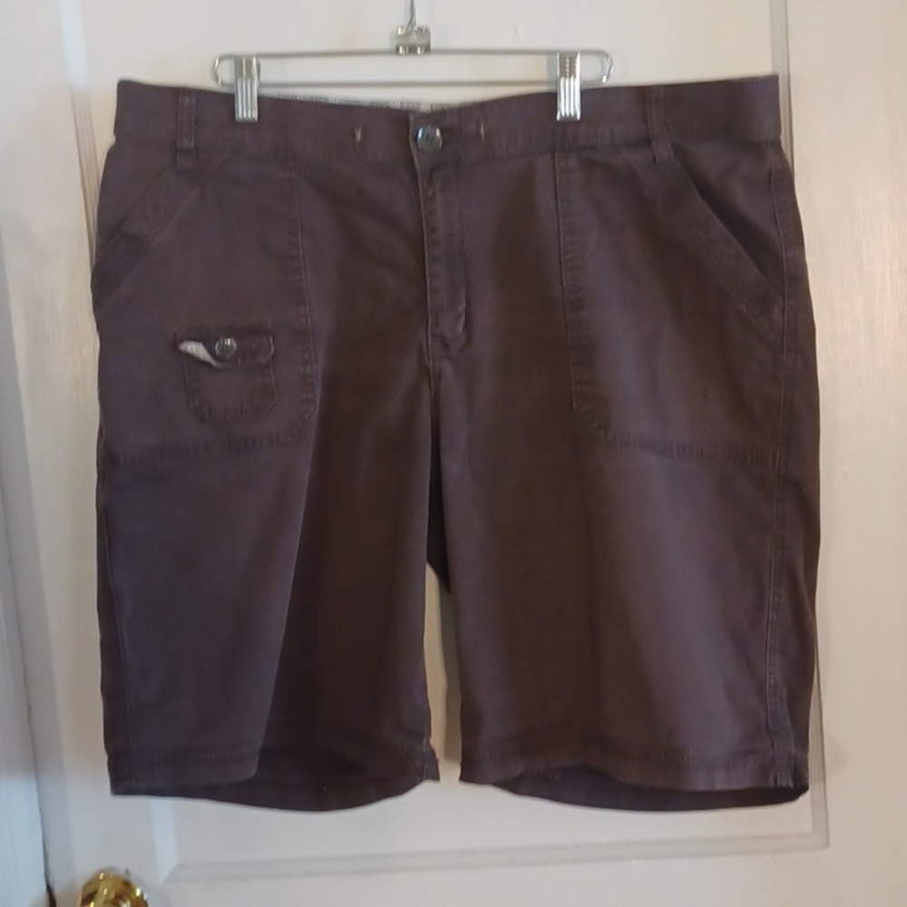 Lee Brown Shorts Size 14W